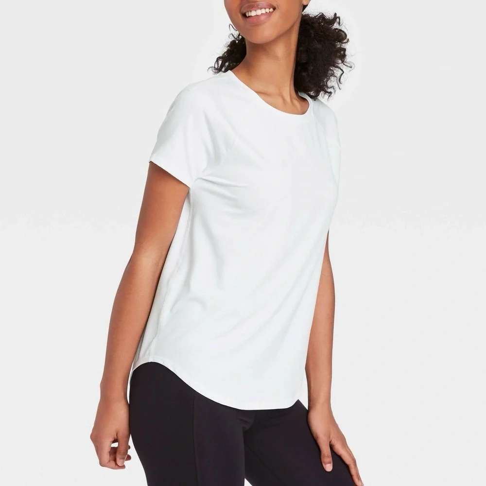 NWT All in Motion Essential Crewneck Short Sleeve T-shirt - Picture 4 of 7